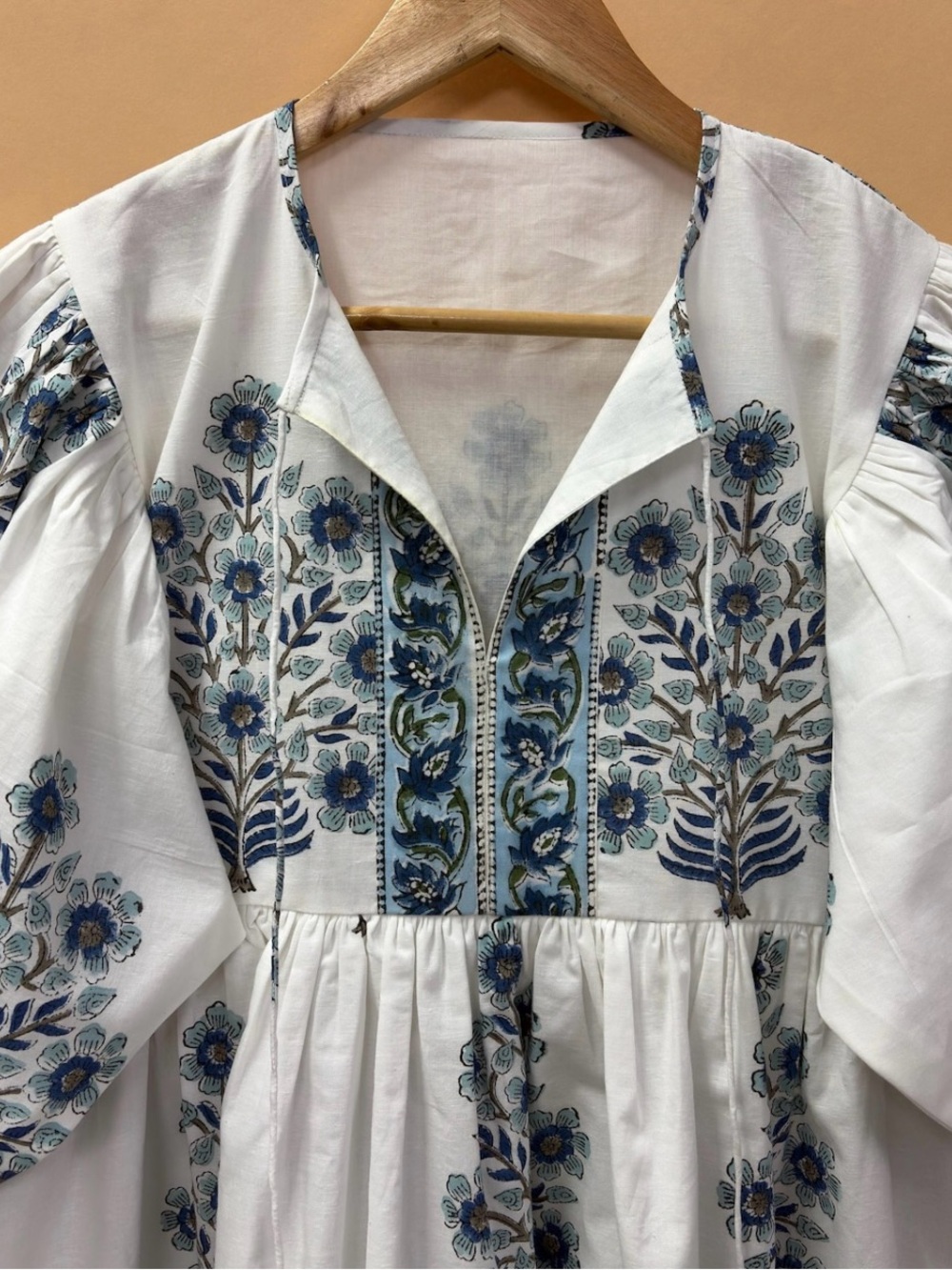 Handblock Maxi Dress - Picture 2 of 5